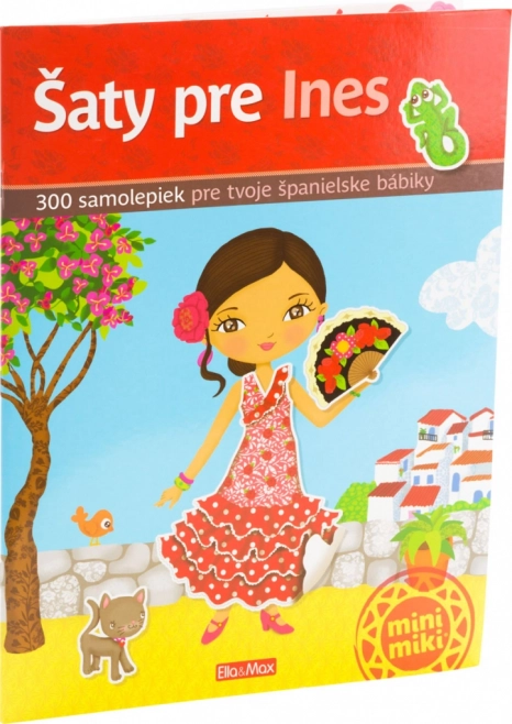 Šaty pre Ines – kniha samolepiek