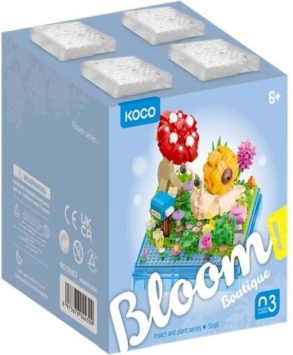 KOCO stavebnica Bloom Boutique slimák 625 dielikov - 1 kus