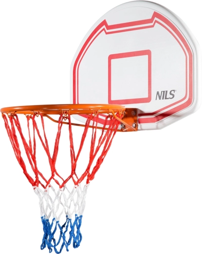 Basketbalový kôš na stenu NILS s doskou 71 × 45 cm