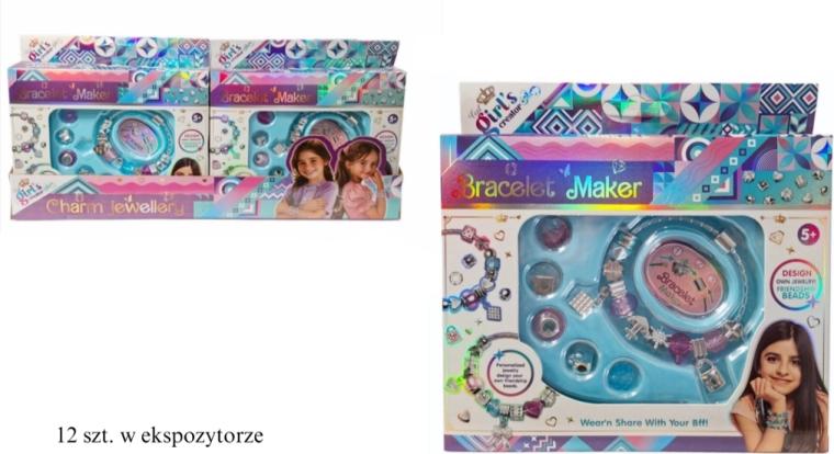 DIY sada na výrobu náramkov s korálkami a príveskami