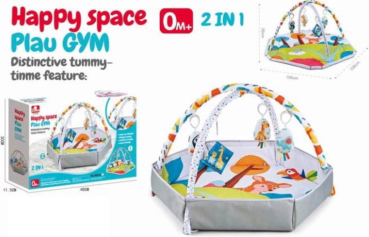 Edukativná hracia podložka 2 v 1 Jelienok