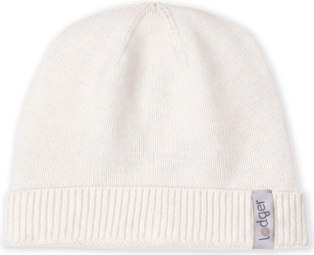 Lodger merino čiapočka cream 0–6 mesiacov