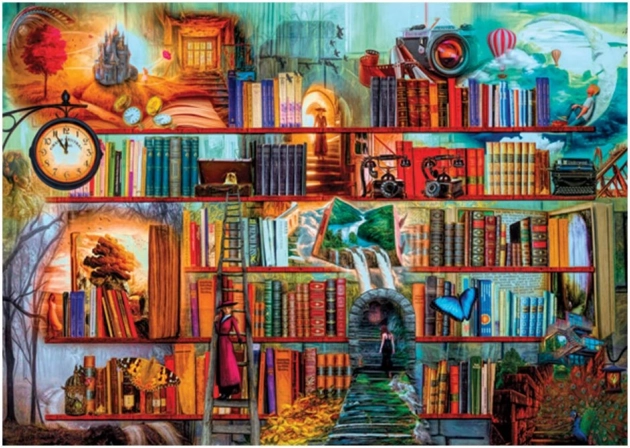 ANATOLIAN Puzzle Tajomná knižnica 3000 dielikov