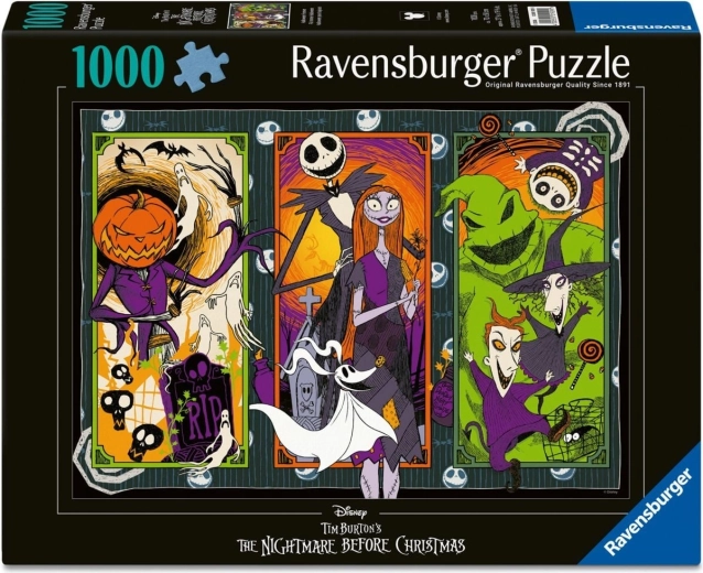 Ravensburger puzzle Ukradnuté Vianoce 1000 dielikov
