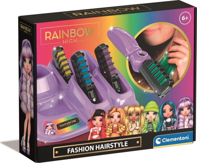 Clementoni Rainbow High dúhový vlasový styler - 1 kus