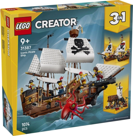 LEGO Creator 3 v 1 Legendárna pirátska loď