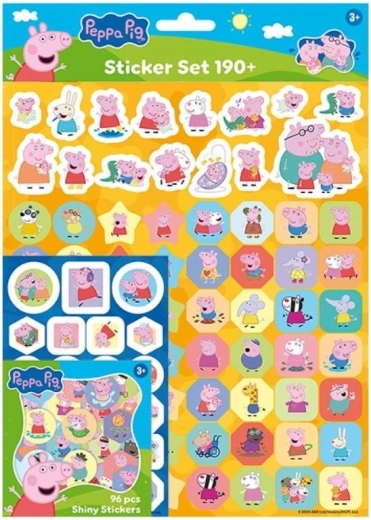 Samolepkový set 190+ Prasiatko Peppa