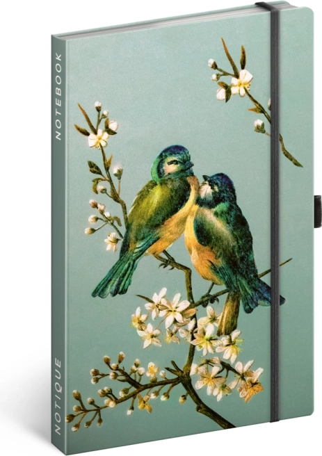 Notique bodkovaný notes Vtáky Kateřiny Winterovej 13 × 21 cm