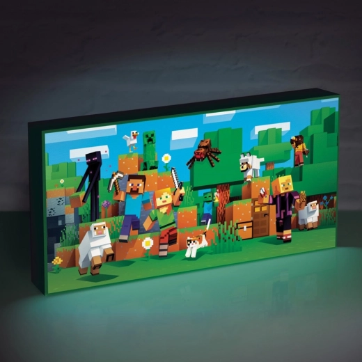 Sviaci obraz Minecraft do detskej izby