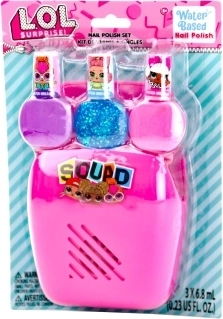 L.O.L. sada na nechty pre deti s batériovým fukárom