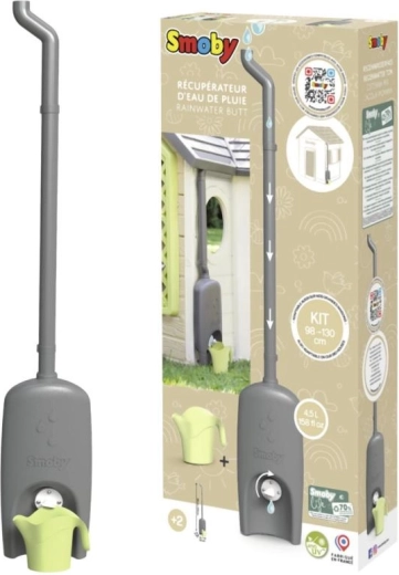 Odkvap s nádržou na dažďovú vodu s kanvičkou pre domčeky SMOBY