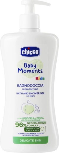 Chicco sprchový gél Baby Moments Kids 500 ml pre deti od 12 mesiacov