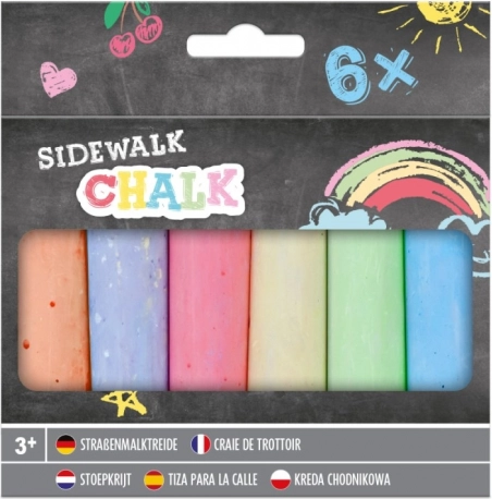 Kriedy na chodník 6 ks