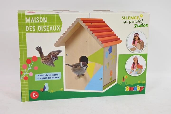 Smoby drevená vtáčia búdka pre deti na zostavenie a maľovanie