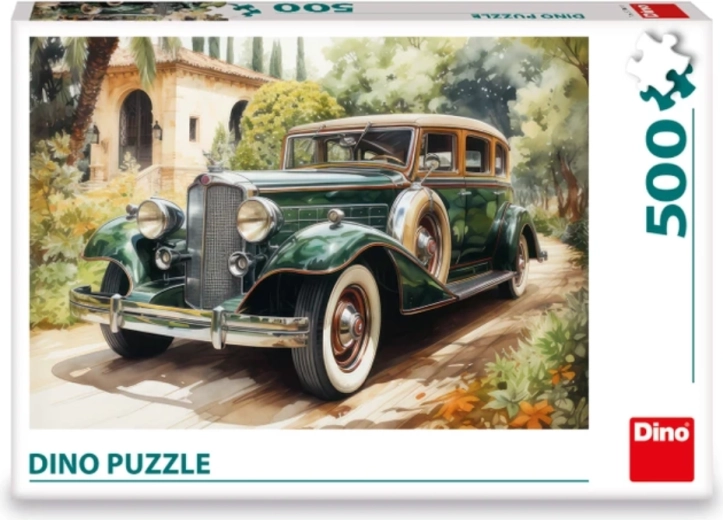 Dino puzzle Zelený Rolls-Royce 500 dielikov