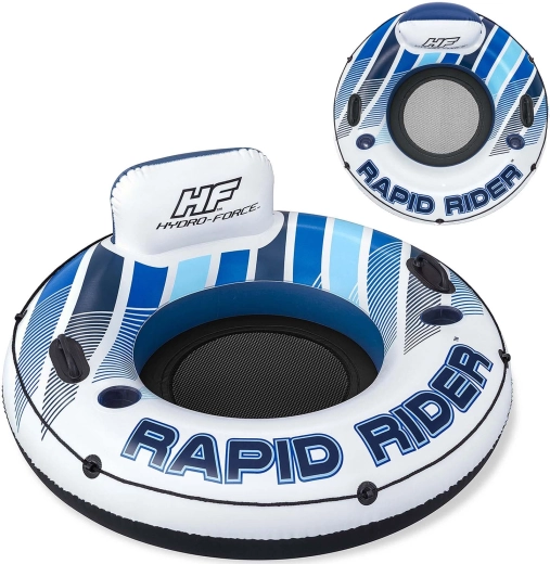 Nafukovací kruh s opierkou HYDRO‑FORCE Rapid Rider 122 cm