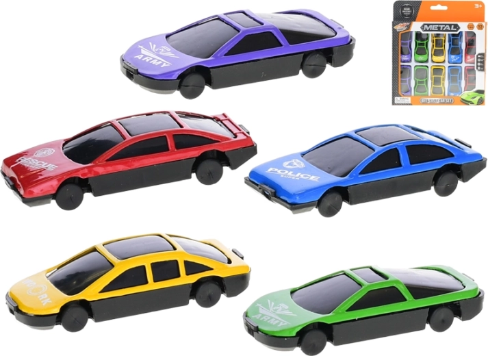 Sada športových autíčok 1:64, 10 ks