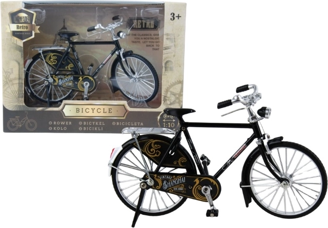 Welly kovový model retro bicykla v krabičke