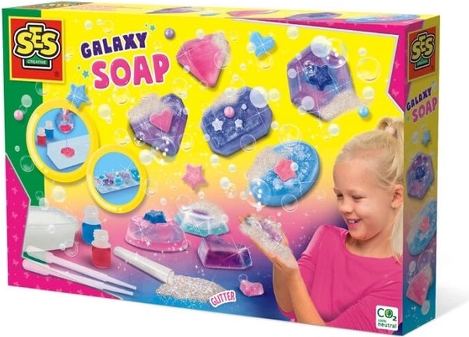 SES Creative Galaxy soap – kreatívna sada na výrobu mydiel