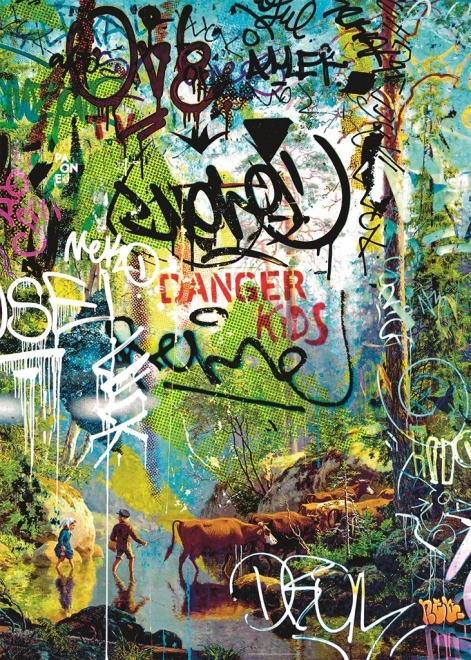 Heye puzzle Rebrush! Nebezpečné deti 1000 dielikov