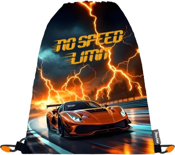 Vrecko na cvičky s motívom auta