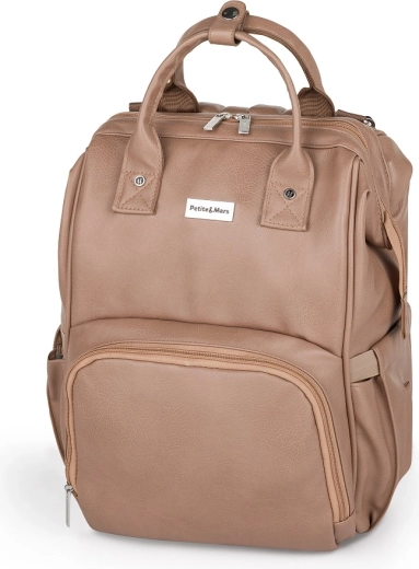 Prebaľovací batoh na kočík Jasper Camel Beige PETITE&MARS