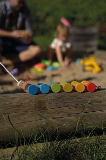Ťahacia drevená húsenička Mathilda