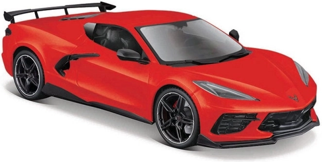 Maisto Chevrolet Corvette Stingray Coupé 2020 – kovový model 1:24 červený
