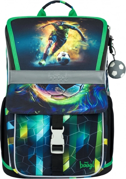 Školská aktovka BAAGL Zippy Futbalový hráč
