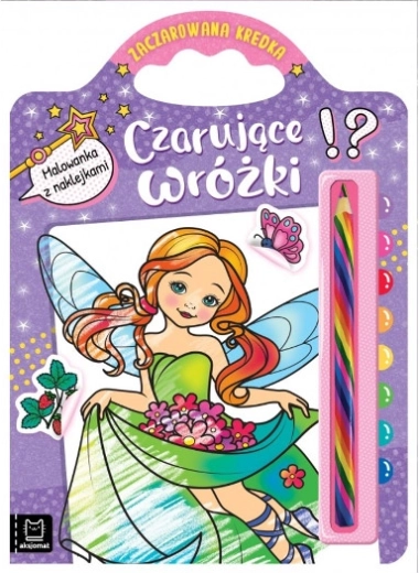 Kúzelná pastelka: Očarujúce víly – omaľovánky so samolepkami