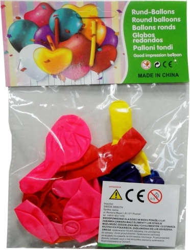 Metalické balóniky – sada 20 ks