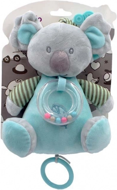 Hrajúca plyšová koala mentolová 18 cm