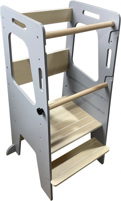 Rastúca učenlivá veža 2Kids Toys sivá