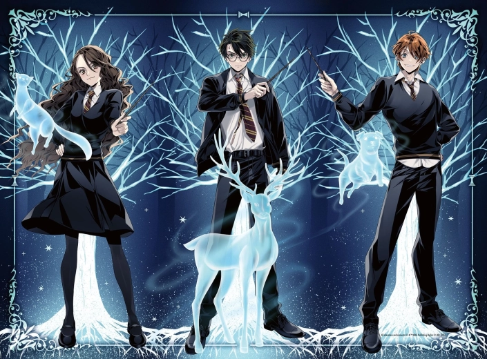 Ravensburger svietiace puzzle Harry Potter: Patronus 500 dielikov