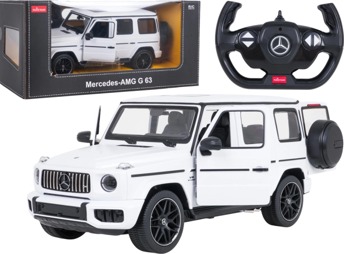 Diaľkovo ovládané auto Mercedes-AMG G 63 RASTAR 1:14 biele