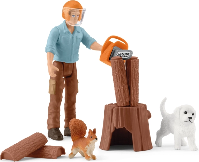 Lesník – herná sada SCHLEICH Pocket Set