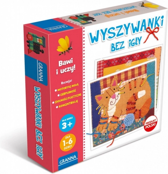 Vyšívanie bez ihly – kreatívna sada pre deti