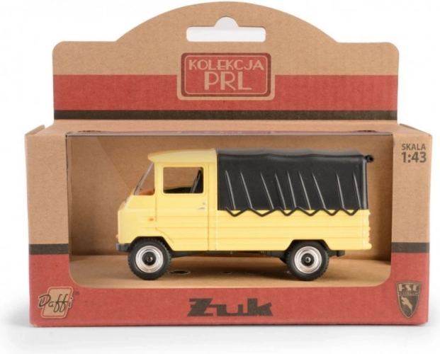 Kovový model FSC Žuk žltý 1:43