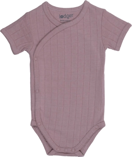 Lodger hydrofilné body s krátkym rukávom solid rose - veľkosť 74