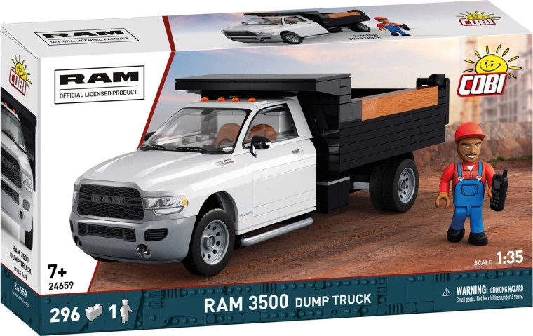 Cobi RAM 3500 sklápač 1:35 (296 dielikov)