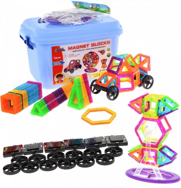 Magnetické stavebnice Giga sada 248 dielov