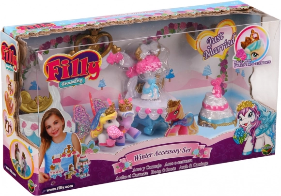 Filly Winter svadobná sada