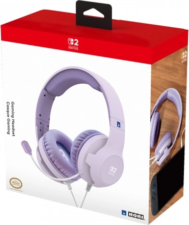 Herný headset HORI pre Nintendo Switch 2 Cozy Lavender