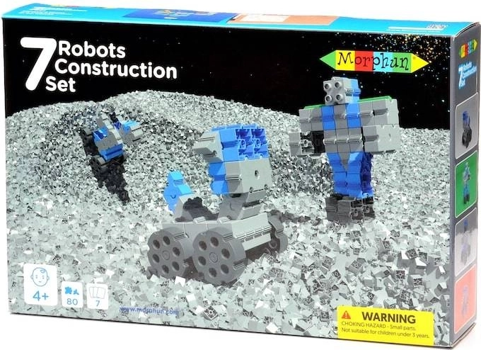 Až 7 modelov robotov z jednej sady