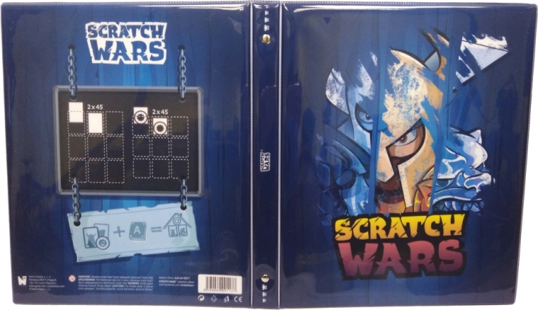 Okienka prispôsobené kartám Scratch Wars