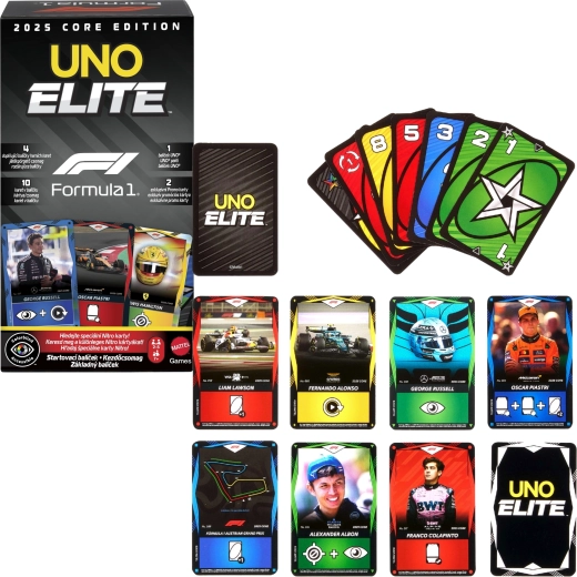UNO Formula 1 Elite Racers kartová hra