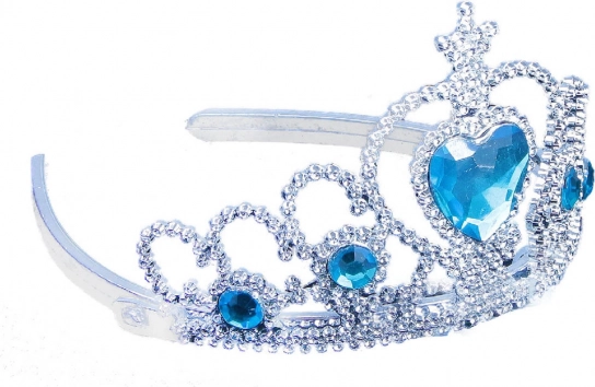 Zimná kráľovská princeznovská korunka s kamienkami