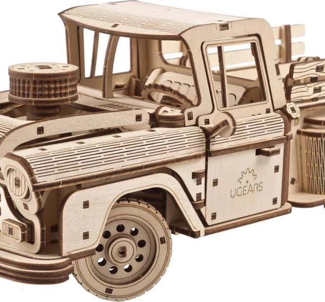 Drevené mechanické puzzle – americký pick-up od UGEARS