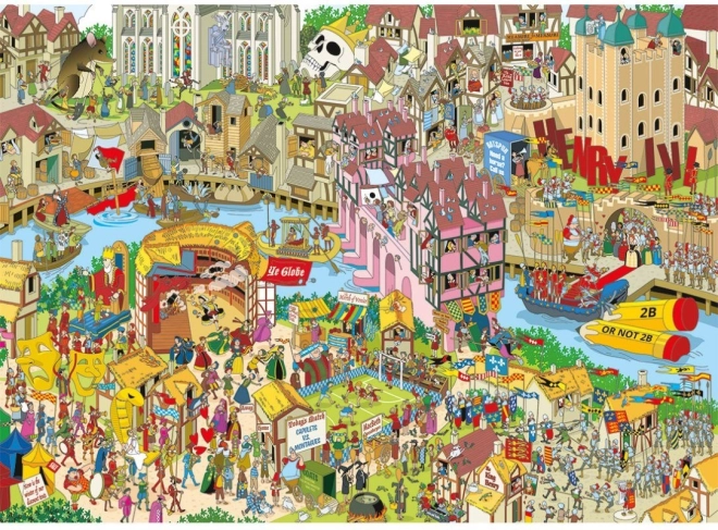 Gibsons Jokesaws Puzzle: Shakespeare Shuffle 1000 kúskov