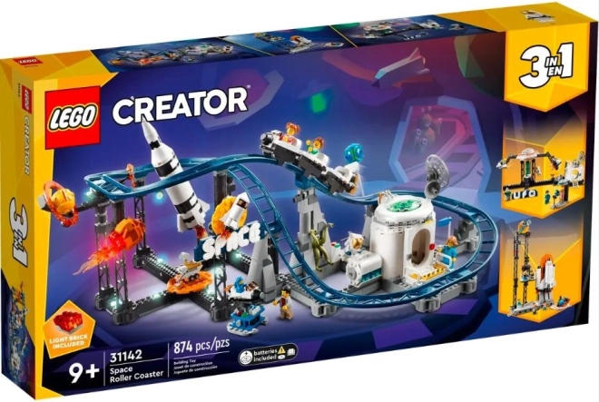LEGO® Creator 3 v 1 31142 Vesmírna horská dráha